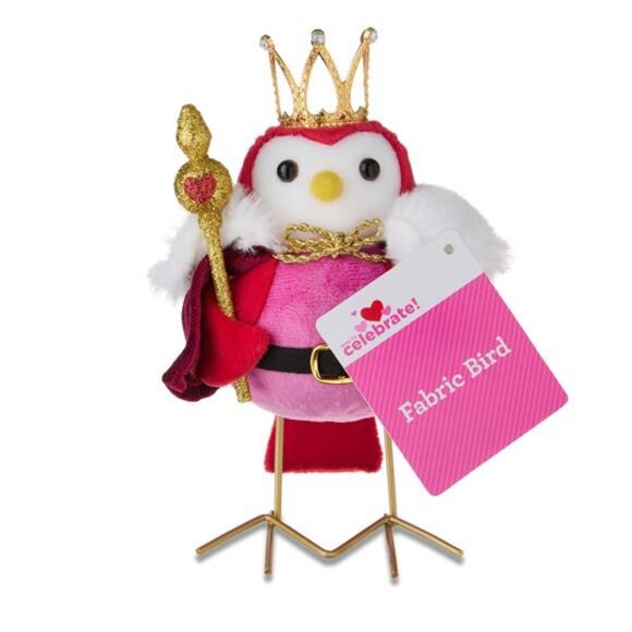Fabric King Bird Tabletop Decoration, Multicolor, 7", Valentine's Day - Picture 4 of 5